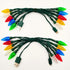 2 Pack KBG LED Christmas Lights Charging Cable, USB Charger Cord Multicolor 10LED 50inch Compatible with Phone 5,5s,6,6plus,6s,6s Plus,7,7plus,8,8...