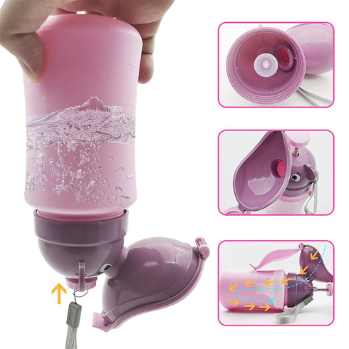 Travel Potty, Portable Elephant Leakproof Potty Urinal Emergency Toilet Pee Bottle Cup Jar for Toddlers Kids Baby Boys and Potty Pee Training for ...