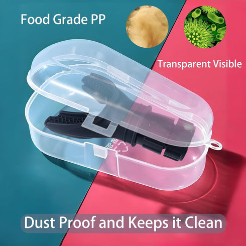 Breathing Trainer Storage Box | Removable Lanyard for Respiratory Trainer | Breath Trainer Cleaning Brush | The Set is Used for Daily Storage, Use...