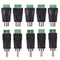 Lemoy 10-Pack Phono RCA Male and Female Plug to AV Screw Terminal Audio/Video Connector Adapter (5 Male & 5 Female)...