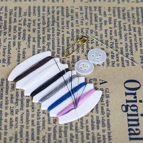 50 Pcs Travel Sewing Kits Thread and Needle Repair Kit Sewing Thread Emergency Kit...