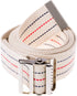 COW&COW Transfer and Gait Belt with Metal Buckle - Transfer Walking and Standing Assist Aid for Caregiver Nurse Therapist 2 inches (Beige with Str...