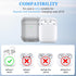 for Airpods 2nd Generation Case Cover, Clear Soft TPU Transparent Four Corner Military Grade Shockproof Protective Case with Cleaning Kit for Airp...