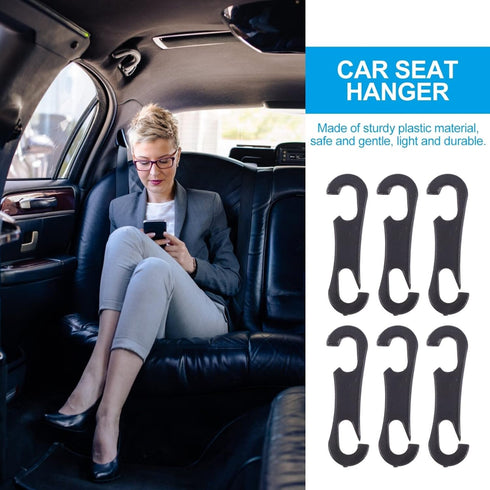 SUPVOX 200pcs Cushion s Double Hook Vehicle Seat Cover Hook Auto Cover Hooks Auto Seat Cover Hook Car Seat Cushions Automotive Accessories Plastic...