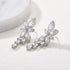 SWEETV Marquise Cubic Zirconia Bridal Earrings, Elegant Wedding Earrings for Brides Bridesmaids, Crystal Formal Drop Earrings for Women Jewelry Gi...