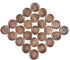 50 Pcs Classic Wooden Buttons, 1-Inch (25mm) Diameter - Brown,for Sewing Projects...