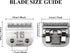 15 Cut Length 3/64"(1.2mm) Detachable Pet Dog Clipper Blades UltraEdge Series Compatible with Most Andis,Oster A5 Wahl KM Series Clippers...