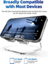 TOPGO Acrylic Cell Phone Stand, Clear Phone Holder for Office Desk, Vanity, Kitchen, Bedside Table, Compatible with iPhone/Smartphones/iPad/Switch...