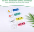 Wooden Blocks Spelling Game, Matching Letter Game Alphabet Learning Crossword Puzzle with Reading Wooden Blocks Sight Flash Cards Storage Bag Word...