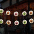 Halloween Eyeball Lantern String Lights, 8.5Ft Spooky Lantern LED Lights with 10 Novelty Eyeball Printed Lanterns for Halloween Hunting Party Outd...