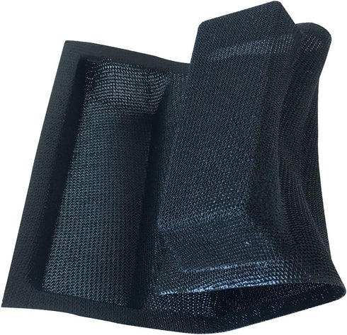 Mesh Silicone Bread Forms Square Shape Bread Molds Non Stick Bakery Tray Silicone Coated Fiber Glass Loaf Crusty Bread Bakeware For Small Toaster ...