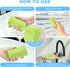 4 Pack Damp Clean Duster Sponge, Magic Sponge Eraser for Household Cleaning, Reusable Dusters Cleaning Supplies for Housekeeping, Dish, Blinds, Gl...