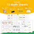 Math Themed Dry Erase White Board for Kids - Use Our Dry Erase Learning Board to Make Learning Fun - Helps Foster Numerancy & Mathematical Skills ...