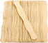 50 Sticks, 8 Inch Jumbo Wavy Craft Sticks for Fan Handles, Wedding Fans, Kids Crafts, DIY Auction Paddles, Natural Wood Popsicle Sticks by CraftyS...