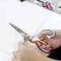 NatSumeBasics 8" Fabric Scissors Rainbow All Stainless Steel Sewing Tailor Scissor Craft Shear Heavy Duty Dressmaker Shears for Home Office (Rainb...