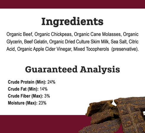 Tender & True Pet Nutrition Organic Beef Jerky Treats (71005)...