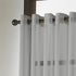 Curtainworks Soho Voile Sheer Grommet Curtain Panel, 59 by 84", Silver...