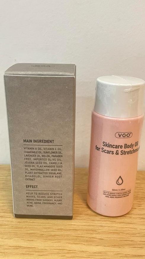 VGO Skincare Body Oil Moisturizing Oil Vitamin A E Serum for Scars Skin, Face & Full Body, Promotes Healthy-Looking Skin 50ml / 1.69oz...