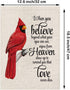 Cardinal Garden Flag Vertical Double Sided Farmhouse Burlap Yard Outdoor Decor 12.5x18 Inch-When you Believe Beyond What Your Eyes Can See Signs F...