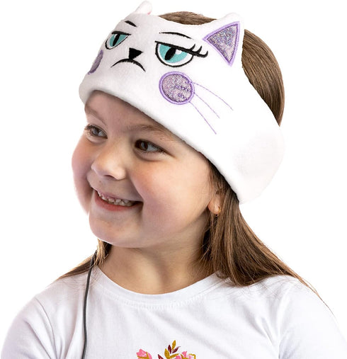 CozyPhones Kids Headphones, Headband Earphones for Children Baby & Toddlers 1-3, Stretchy & Comfy Travel Accessories - Cat (1st Edition)......