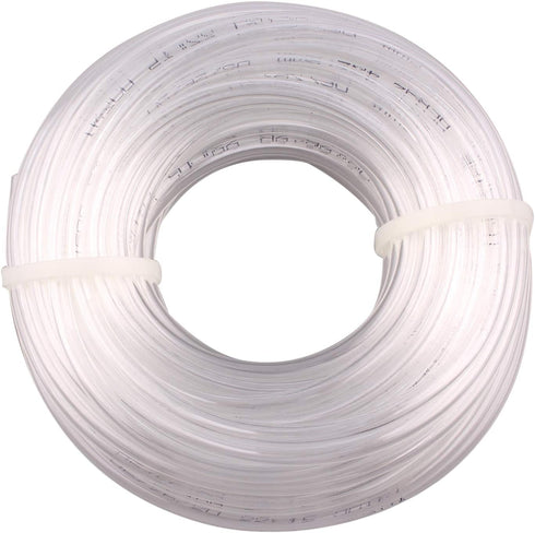 Pneumatic Hose 4mm OD 2.5mm ID Clear Polyurethane PU Tubing Air Compressor Pipe 10Meter (32.8ft)...