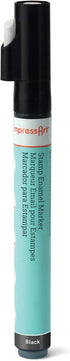 ImpressArt - Metal Stamp Enamel Marker for Metal Stamping & Engraving DIY Jewelry Acrylic Ink (Black)...
