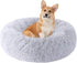 Calming Dog Bed, Pet Beds for Small Dogs, Cat Beds for Indoor Cats, Fluffy Faux Fur Plush Small Dog Bed, Washable Puppy Bed with Anti-Slip Bottom,...