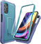 DUOPAL for Samsung Galaxy A14 Case, Military Grade Protection Shockproof Case with Tempered Glass HD Screen Protector and Kickstand Compatible wit...