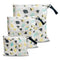 Joyo roy 3Pcs Wet Dry Bag Baby Wet Bags for Pump Parts, Cloth Diapers, Wet Suits, Swimsuits, Travel Dirty Clothes, Waterproof Pouches for Organiza...