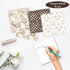 28 Sheets Scrapbook Paper, 6"X6" Inch Floral Scrapbook Paper 160gsm Cardmaking Craft Paper Pack Decorative Paper for Card Making (Natural Softness...