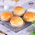 5-Inch Mini Pie Pan Set, Non-Stick Round Bread and Cake Bakeware for Oven and Instant Pot, 4-Piece, (Champagne Gold)...