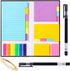 Sticky Notes Set, Sticky Notes Tabs, 410 Pack, Colored Divider Sticky Notes Pads, School Supplies, Office Supplies, Planner Sticky Notes, Sticky N...