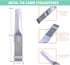2Pcs Air Conditioner Fin Comb Cleaner kit AC Coil Cleaning Brush Condenser Fin Straightener AC Evaporator Comb Radiator Repair Clean Tool...