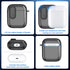 for AirPods Case Cover with Cleaning kit, Anti-Fall Lock Design, Powerful Drop Protection, Carbon Fiber Black for Apple AirPods 2nd 1st Generation...