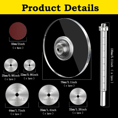 Inside Pipe Cutter for PVC Pipe Cutter Tool, PVC Cutter Tool with 3.15" Scale Adjustable Depth Gauge, 5Pcs Saw Blades and Hex Shank, Plumbing Insi...
