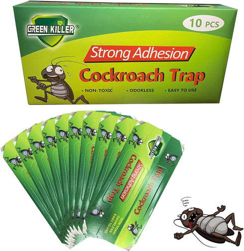 Cockroach Trap Roach Killer Indoor Home Non-Toxic Sticky Trap Bug Glue Trap for Roach, Ants, Spiders, Bugs, Beetles, Crickets...