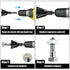 2Pcs Deburring External Chamfer Tool, Safe Screw Deburring Chamfering Drill Bit, Tungsten Steel Hex Shank Remove Burr Tool, Metal Thread Burr Remo...
