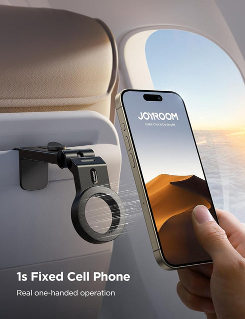 JOYROOM for Magsafe Airplane Phone Holder Travel Essentials,????????? ?????????? ????????????????? Hands-Free Plane Phone Holder, Airplane Travel ...