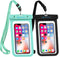 Waterproof Phone Case, 2-Pack IPX8 Lanyard Waterproof Phone Pouch, Universal Clear Dry Bag for iPhone 15 14 13 12 Pro Max Plus Samsung Galaxy S24 ...