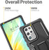 FITO for Samsung Galaxy S22 Ultra Case, Dual Layer Shockproof Heavy Duty Case, Built in Kickstand (Black)...