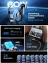 AINOPE USB C Cable, 60W 2-Pack 6.6ft USB C to USB C Cable Type C to Type C Charger Fast Charging Right Angle Nylon USBC to USBC Cable for iPhone 1...