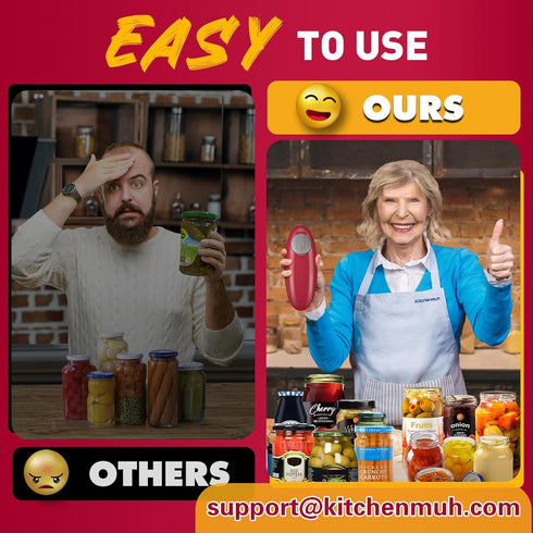 Higher Torque Electric Jar Opener for Seniors with Arthritis Fit Almost Jars Size, Strong Tough Automatic Jar Opener for Weak Hands, Hands Free Ba...