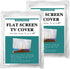 SKARUMMER Foam Flat Screen TV Cover Fits Up to 40''W x 28''H, Flat Screen TV Protection During House Moving, Storing, or Home Renovation (2 PACK)...