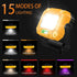 Magnetic Work Light, 1200LM COB LED Rechargeable Work Light with 15 Lighting Modes, 360°Rotatable Flood Lights for Car Repairing, Job Site Lightin...