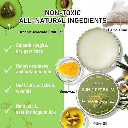 Paw Cleaner for Dogs, Dog Paw Pad Balm, Clean Paws No-Rinse Foaming Cleanser, Natural Sulfate Free Dog Paw Protector, Moisturizes Gentle Deep Clea...