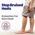 Kids Heel Cups & Heel Inserts for Sever's Disease and Heel Pain Relief | Gel Heel Cushions for Plantar Fasciitis & Achilles Tendonitis, Heel Spurs...