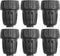 6PCS 1/2 Inch Drip Irrigation Tubing Faucet Adapter 3/4 Inch Female Pipe Thread to 1/2 Inch Drip Irrigation Tubing Adapter 3/4 Inch Faucet Connect...