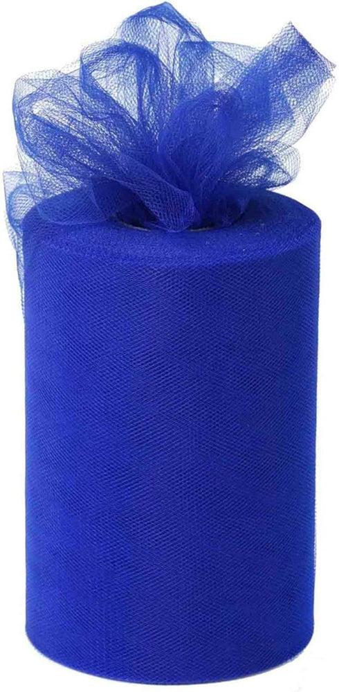 6 inch x 100 Yards Tulle Fabric Spool (Royal Blue)...