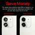 2PCS ASDAWN Back Camera Lens Glass Replacement for iPhone 11 6.1 Inches with Pre-Installed Adhesive, Rear Camera Lens Glass Replacement with Insta...