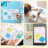 Hommie Pastel Transparent Sticky Notes, 8 Packs Clear Sticky Tabs, Translucent Page Flags Book Markers Stickers, Planner Accessories, Bible Journa...